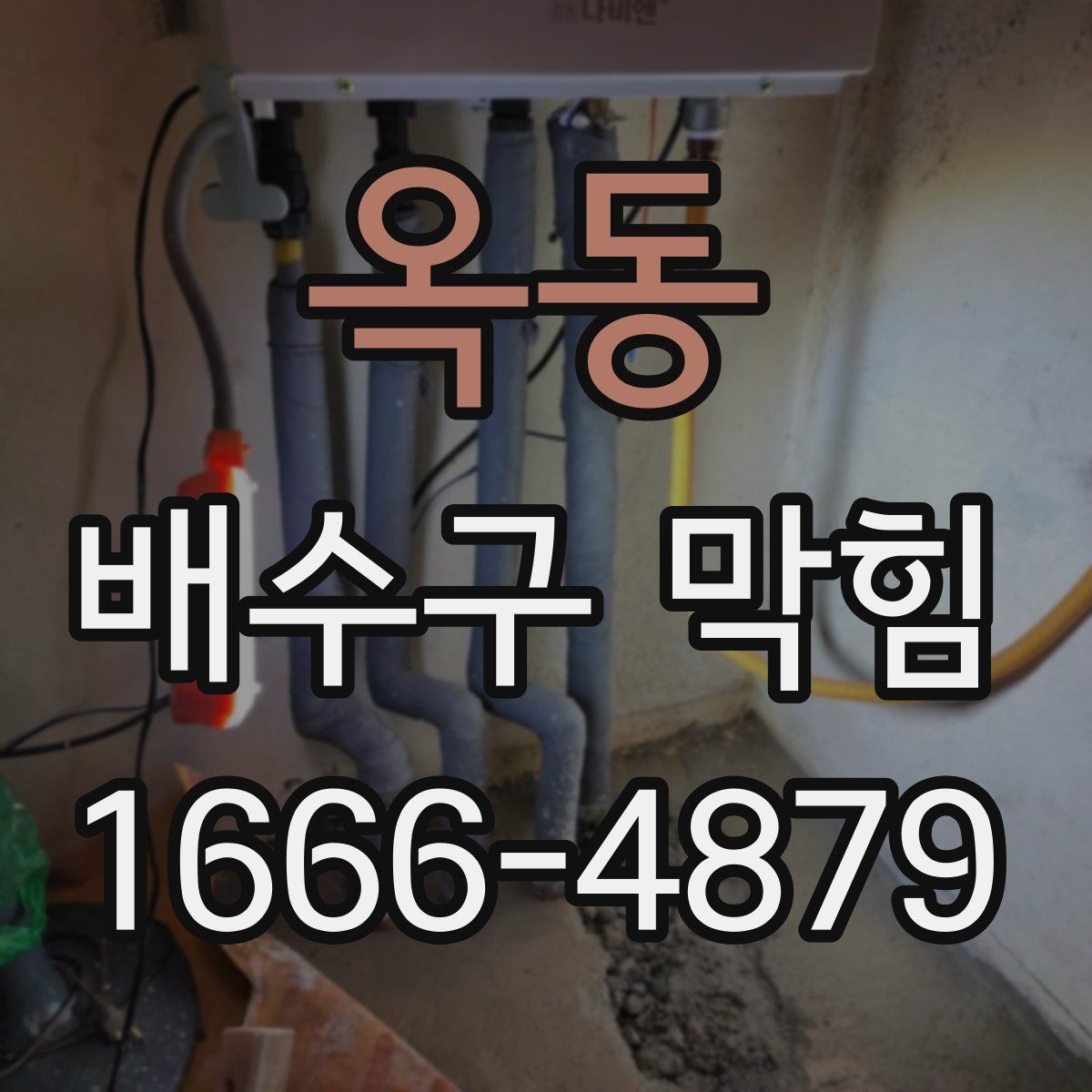 옥동 배수구 막힘