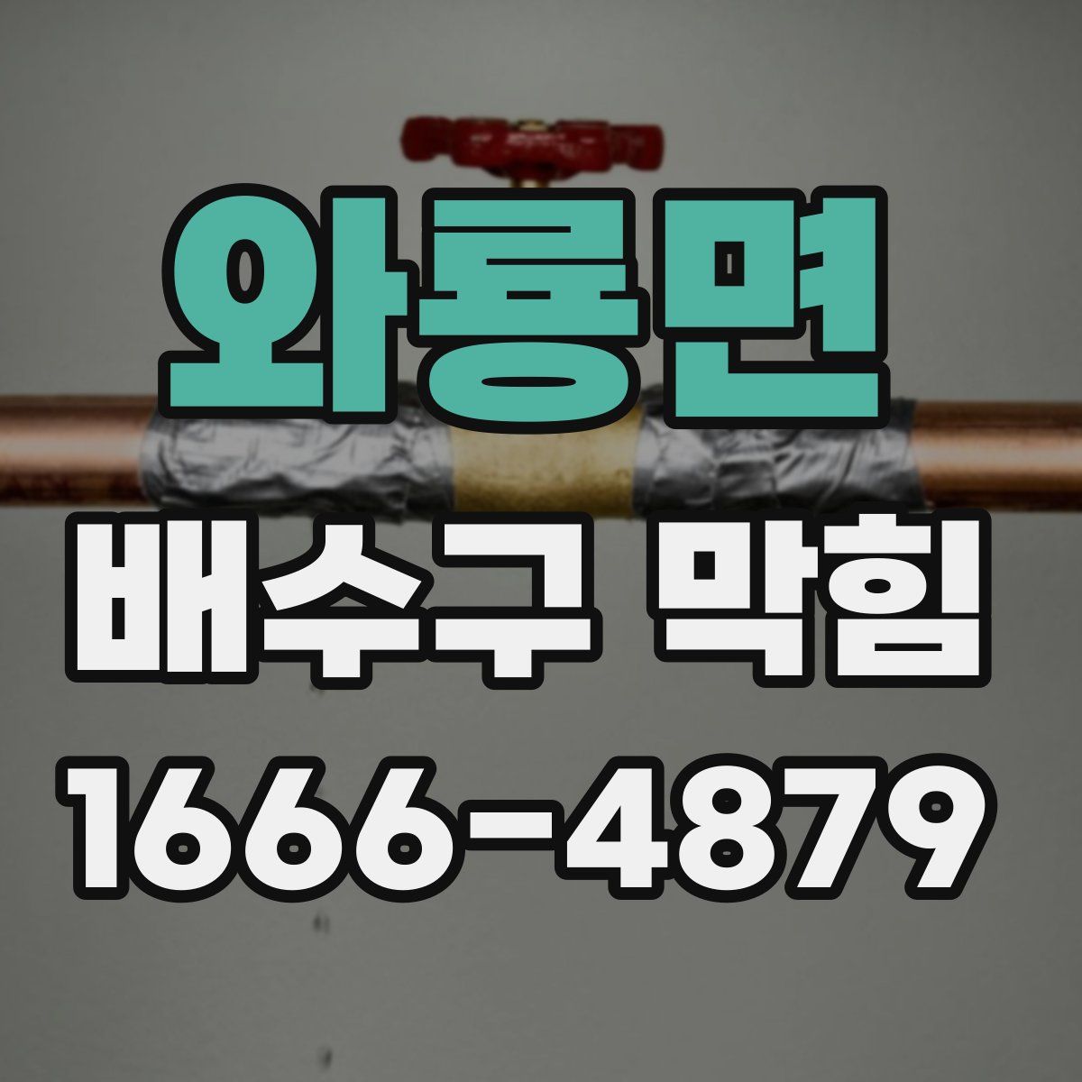 와룡면 배수구 막힘