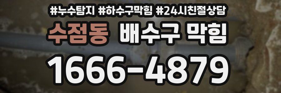 수점동 배수구 막힘