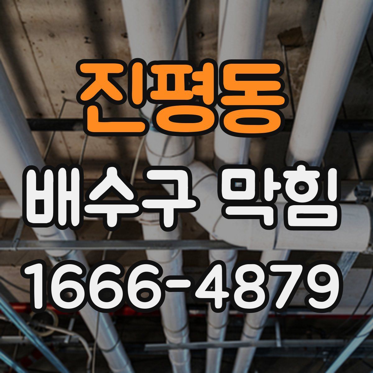 진평동 배수구 막힘
