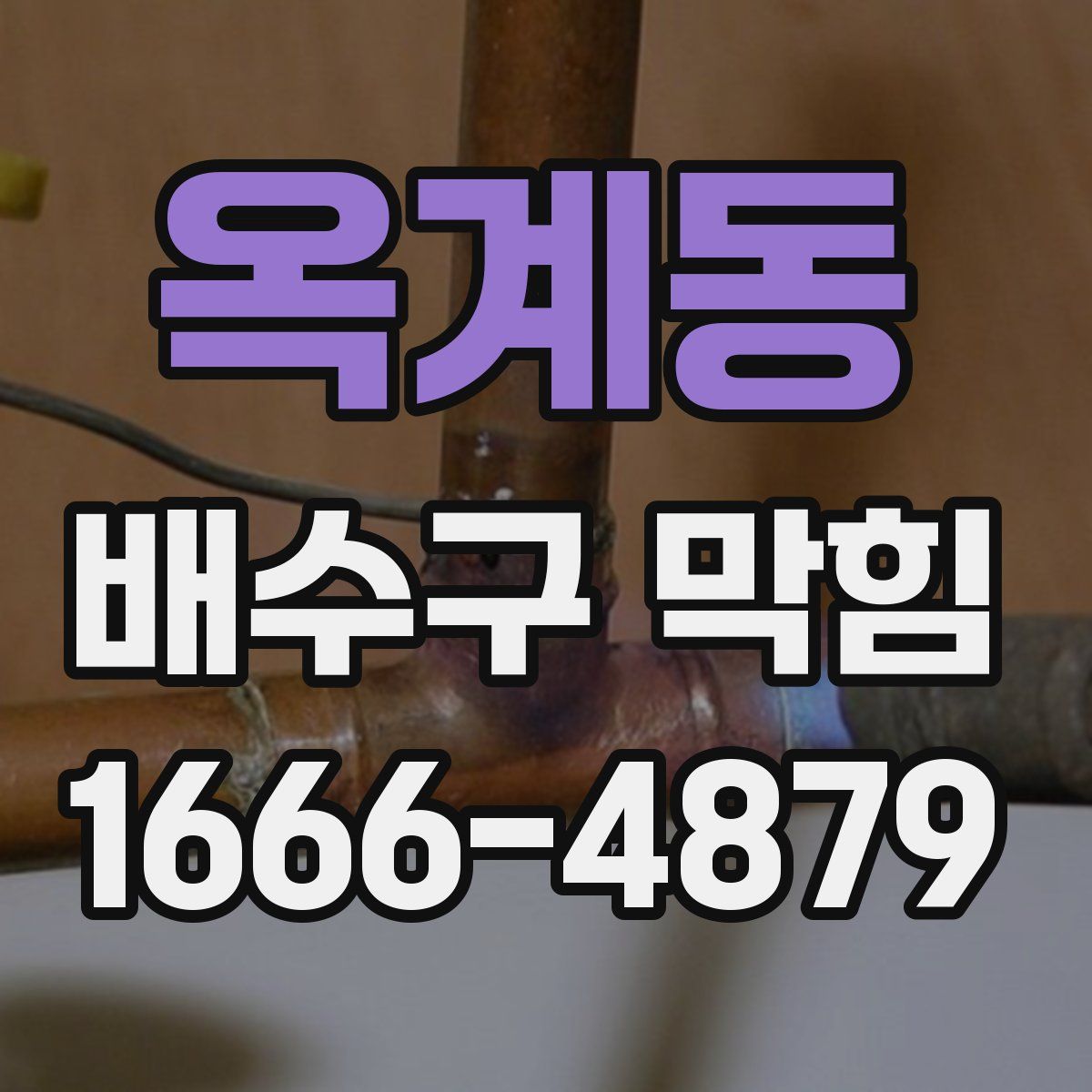옥계동 배수구 막힘
