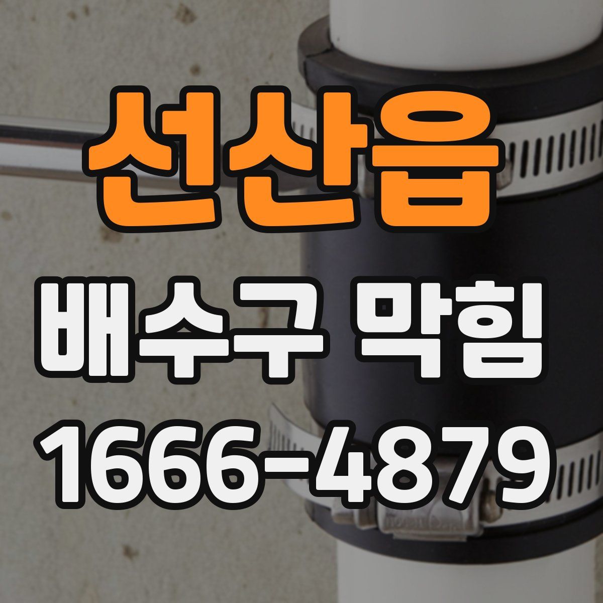 선산읍 배수구 막힘