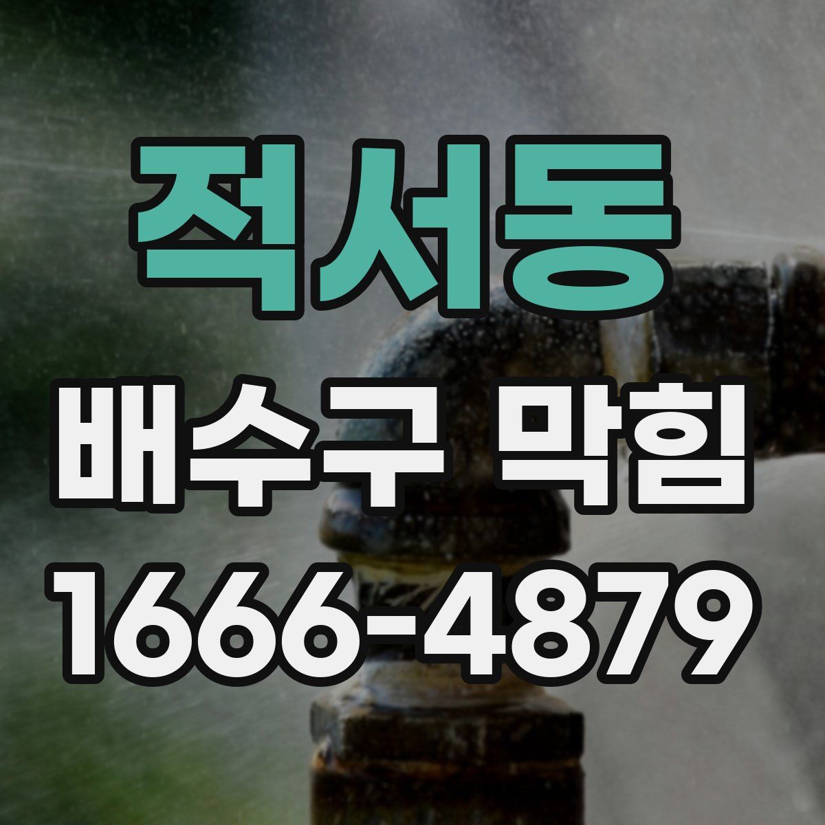 적서동 배수구 막힘
