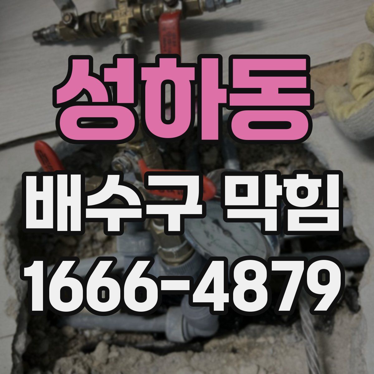 성하동 배수구 막힘