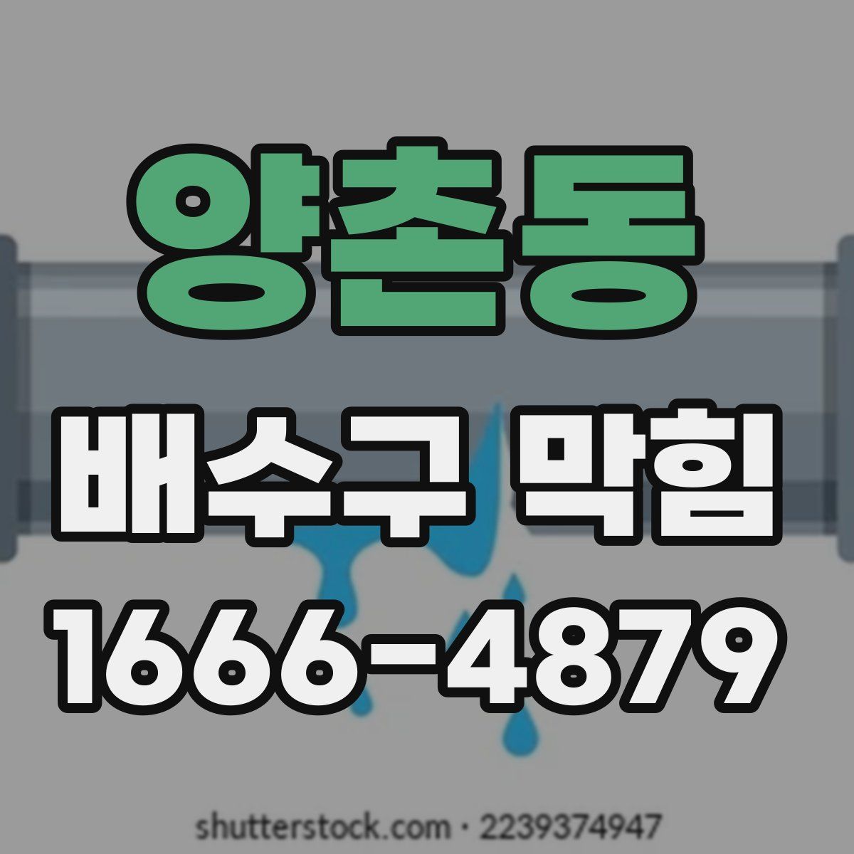 양촌동 배수구 막힘