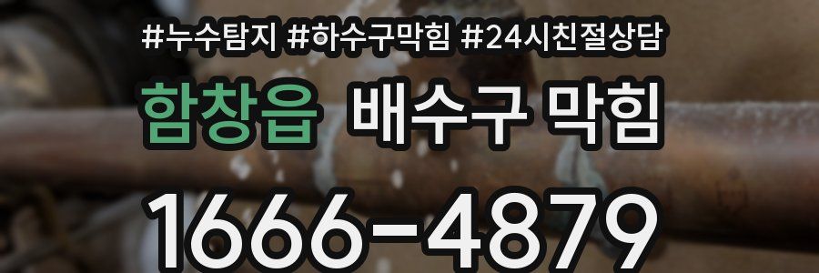 함창읍 배수구 막힘