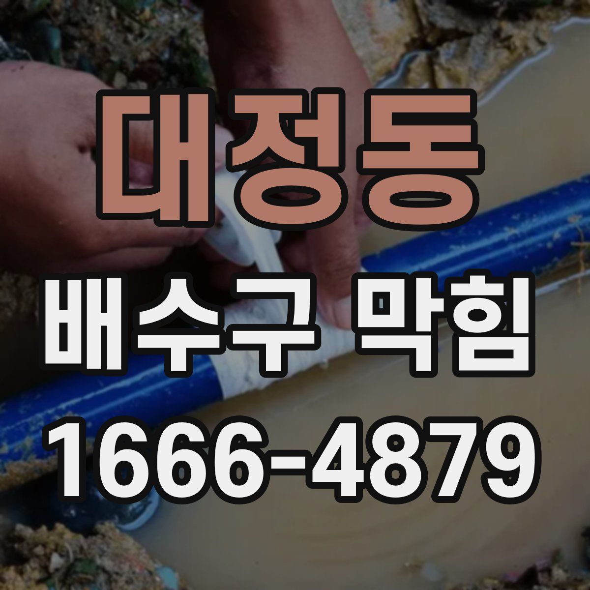 대정동 배수구 막힘