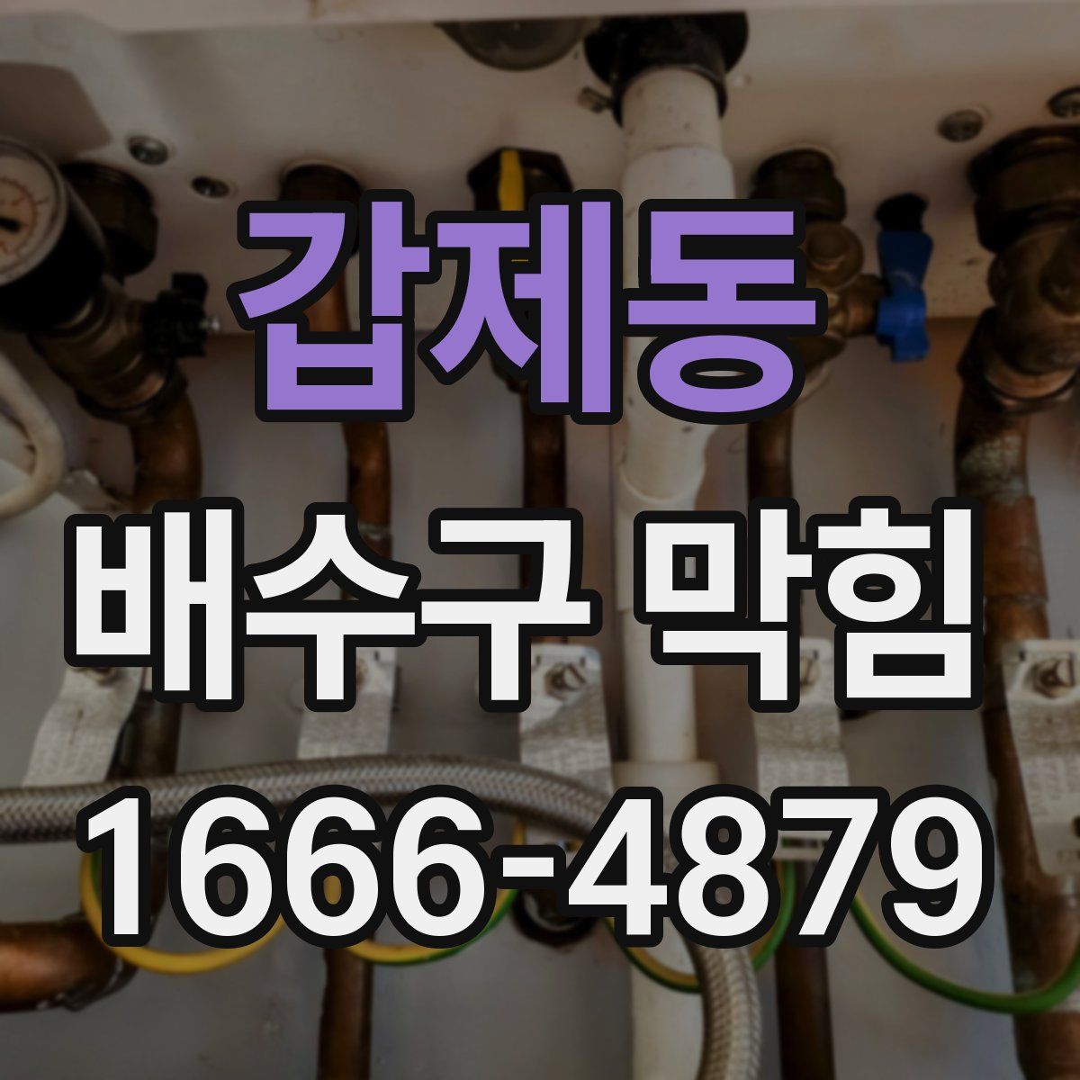 갑제동 배수구 막힘