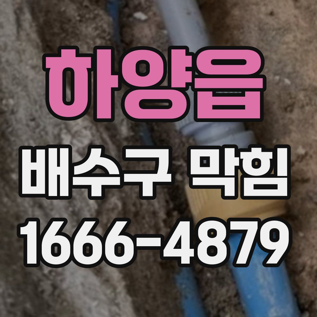 하양읍 배수구 막힘