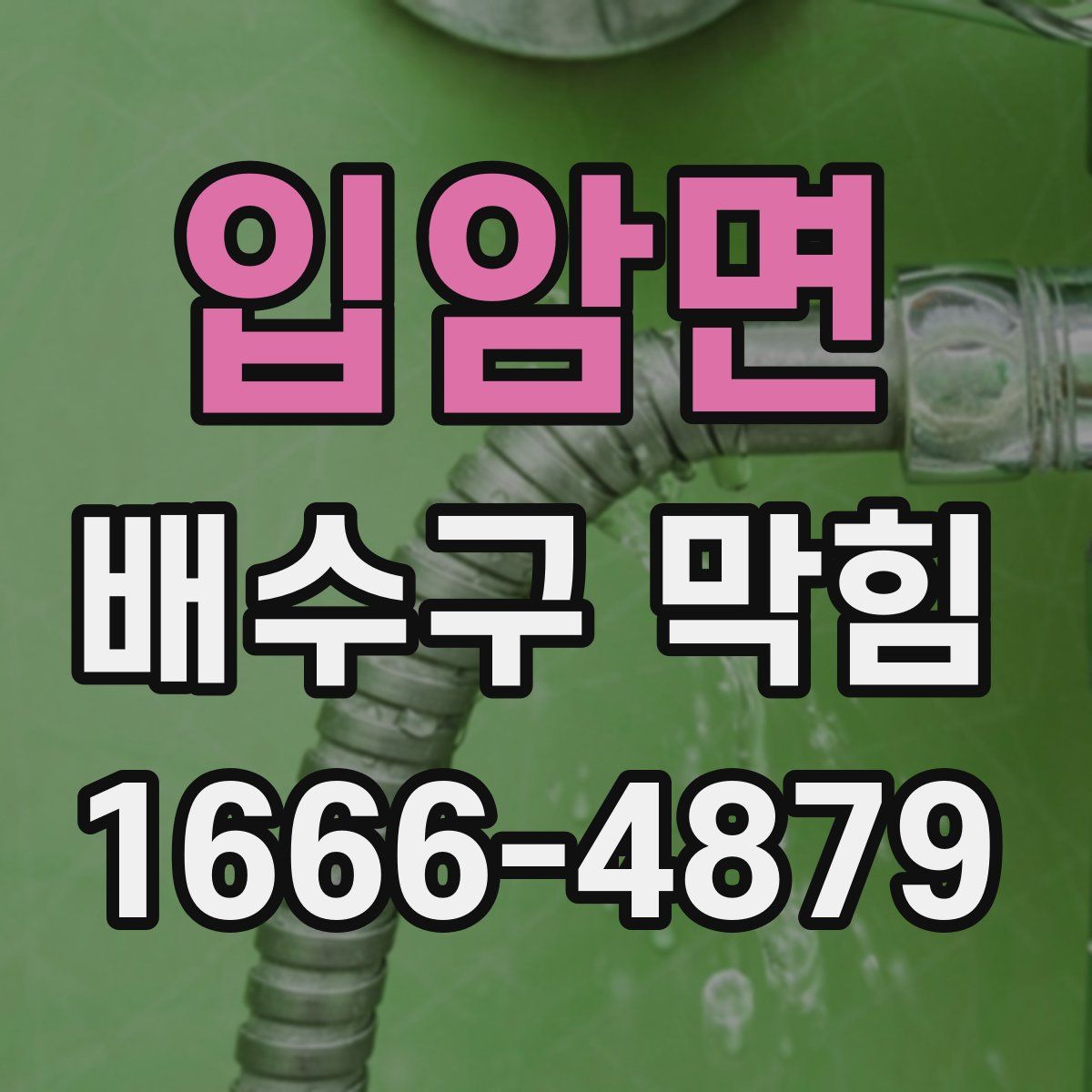 입암면 배수구 막힘