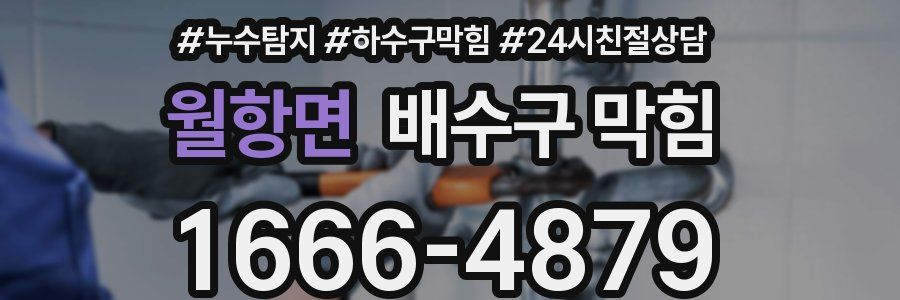 월항면 배수구 막힘