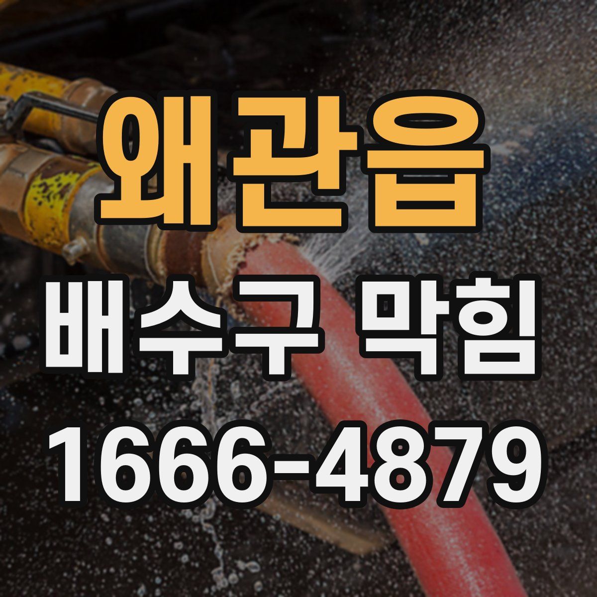 왜관읍 배수구 막힘