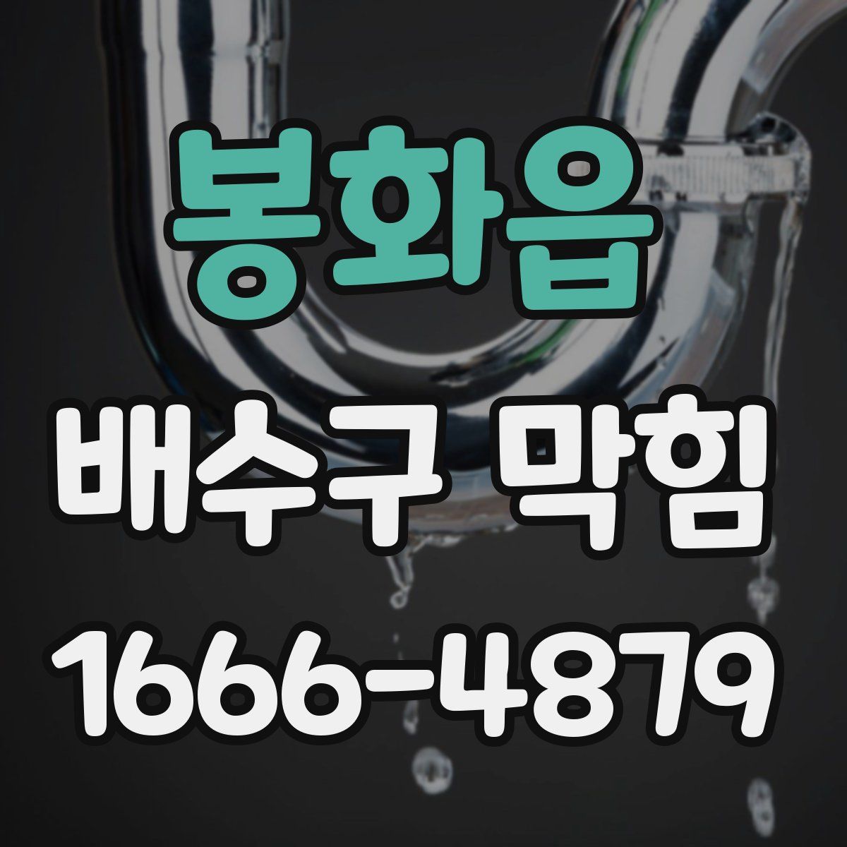 봉화읍 배수구 막힘
