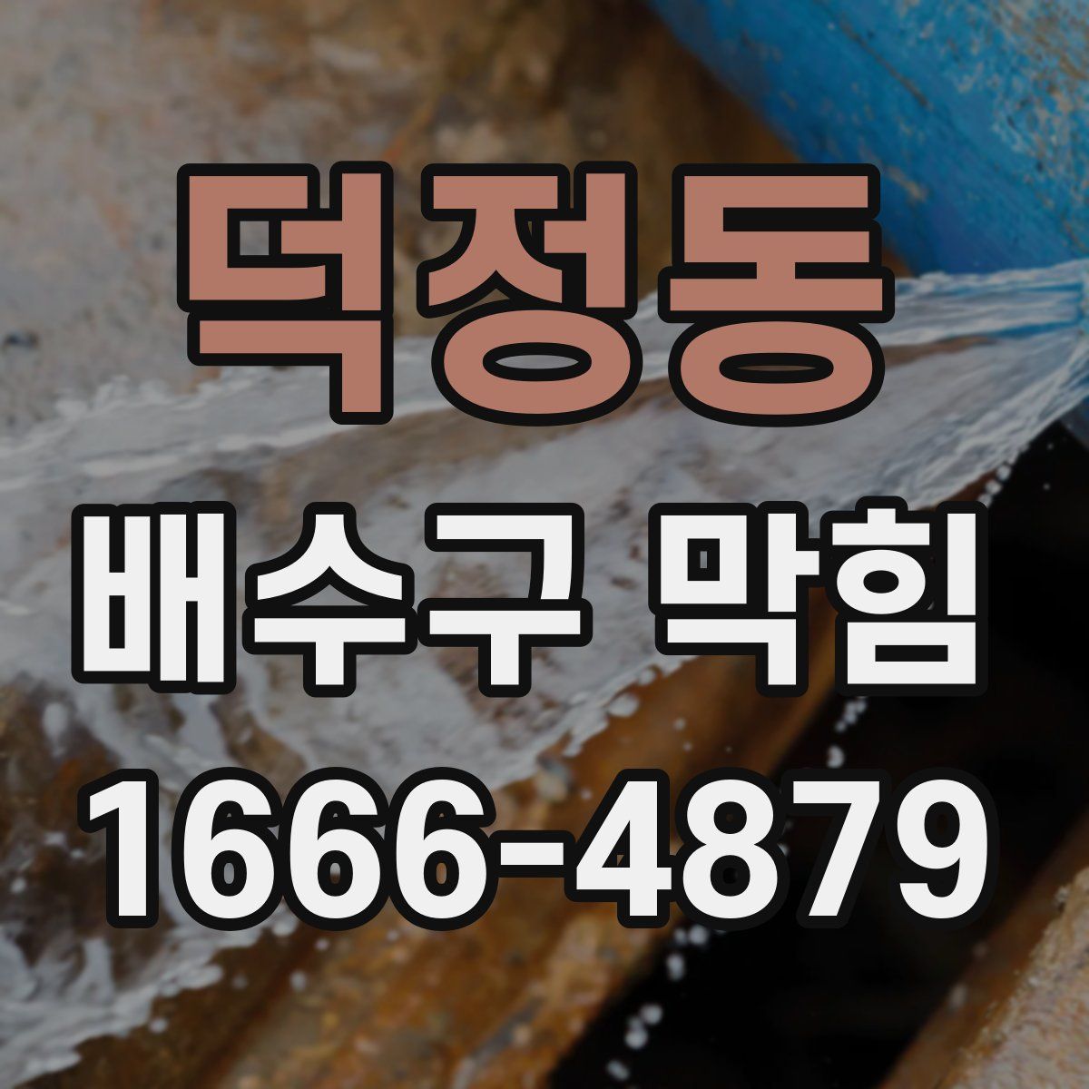 덕정동 배수구 막힘