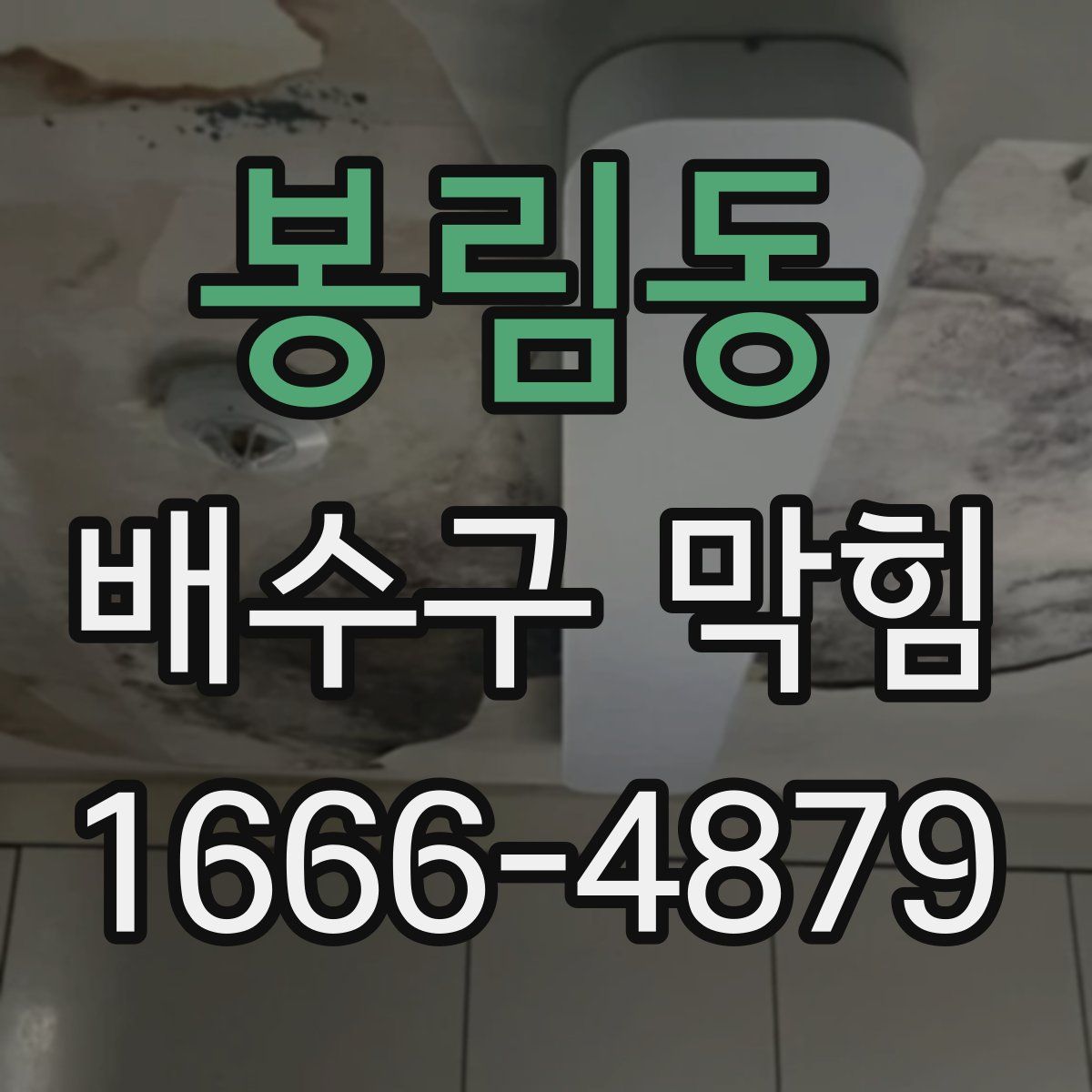봉림동 배수구 막힘