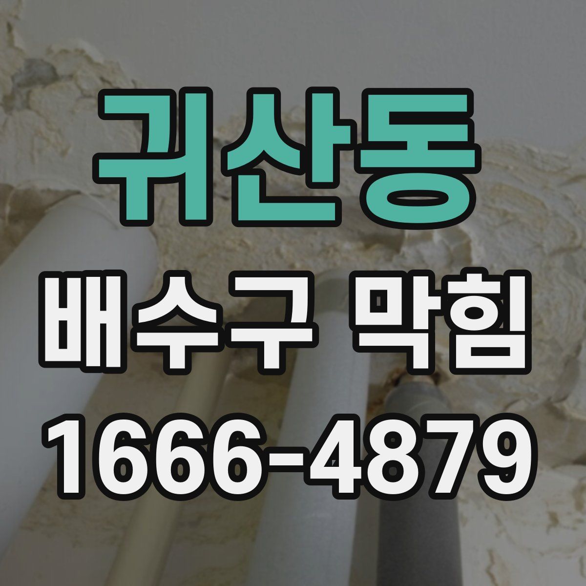 귀산동 배수구 막힘