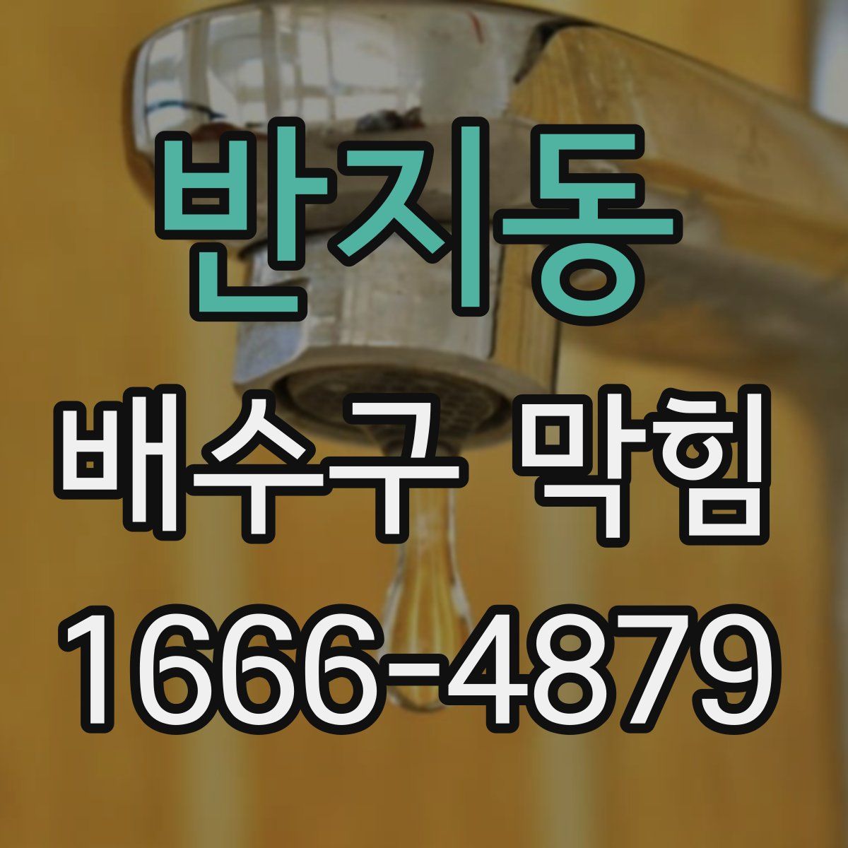 반지동 배수구 막힘