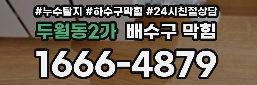 두월동2가 배수구 막힘