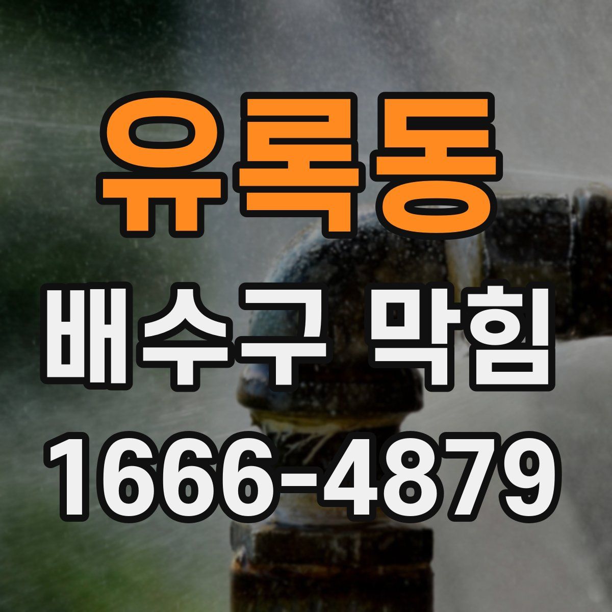 유록동 배수구 막힘