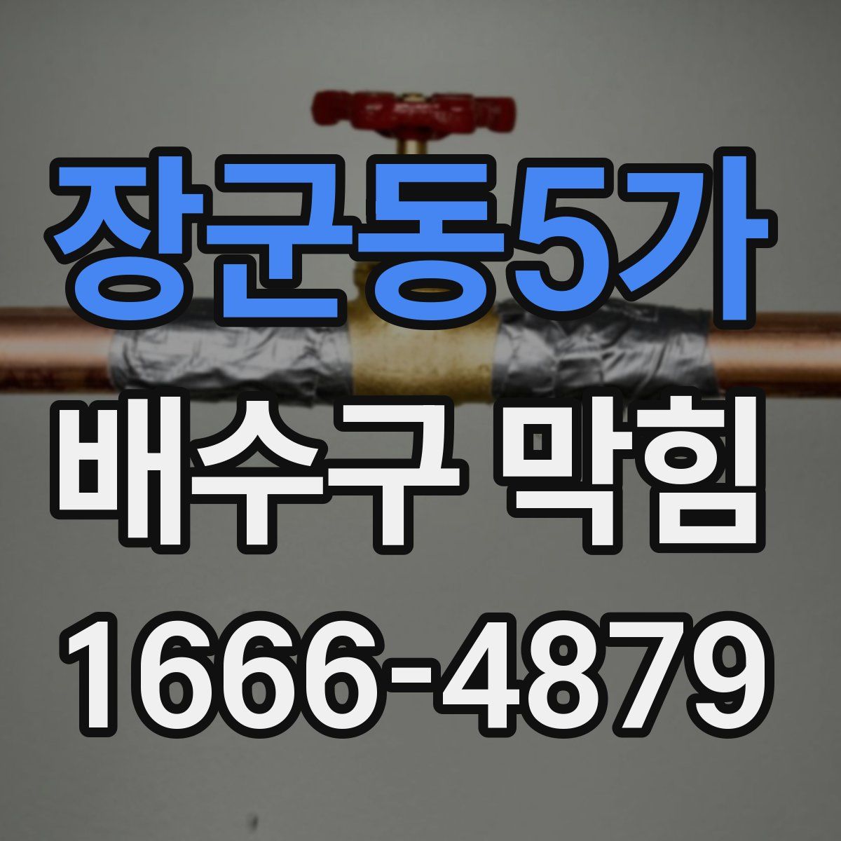 장군동5가 배수구 막힘