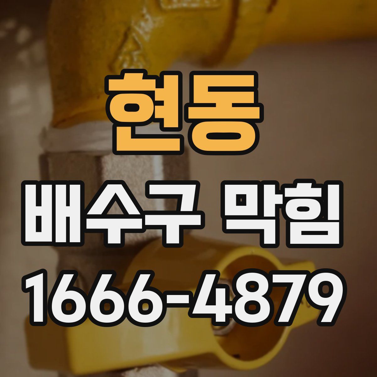 현동 배수구 막힘