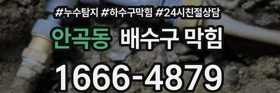 안곡동 배수구 막힘