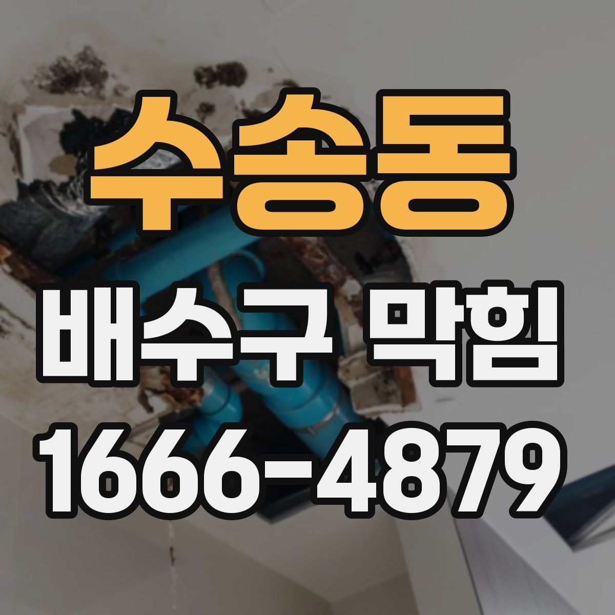 수송동 배수구 막힘
