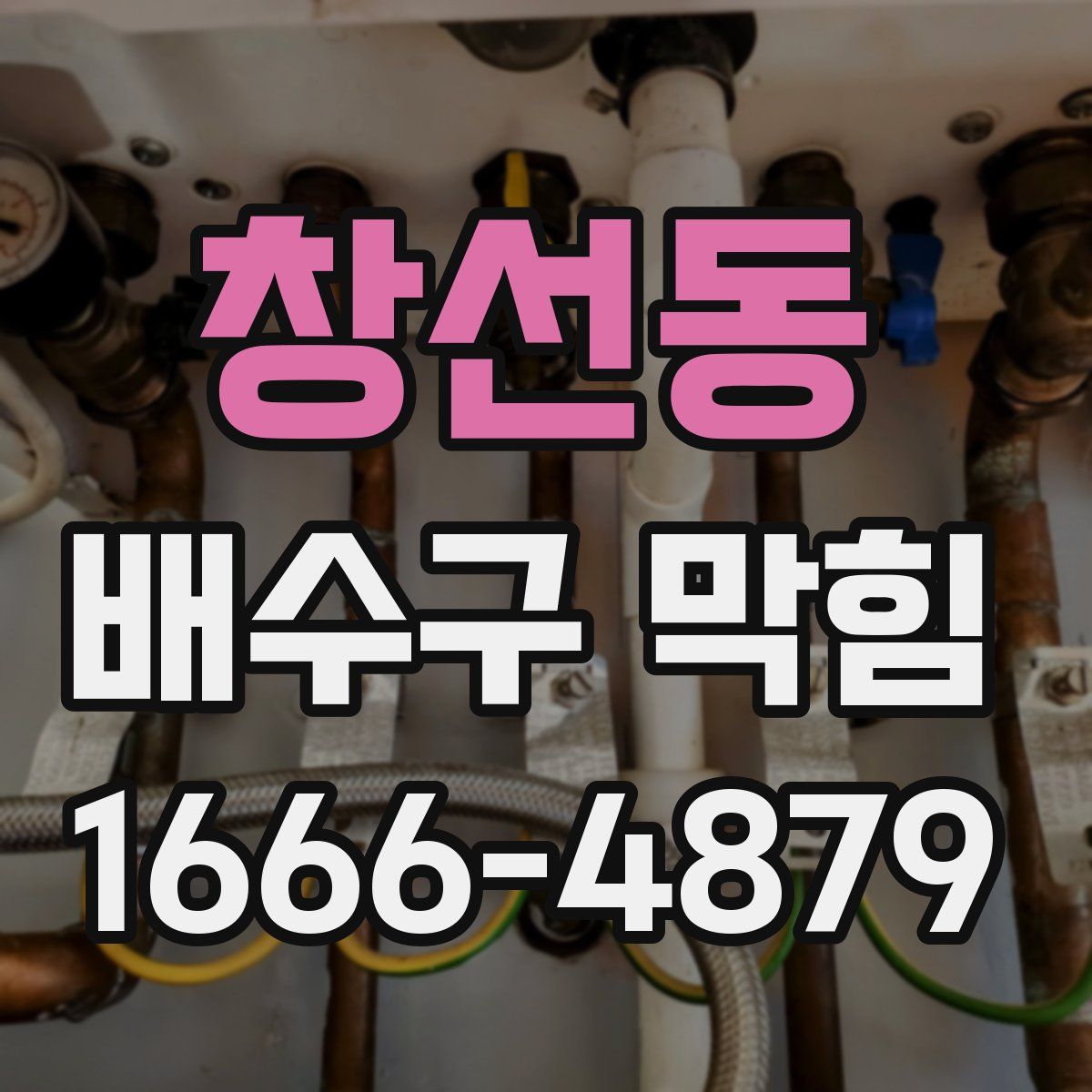 창선동 배수구 막힘