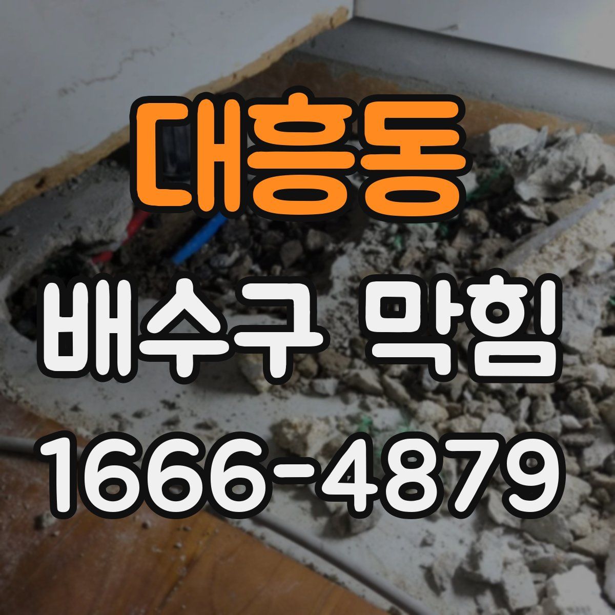 대흥동 배수구 막힘