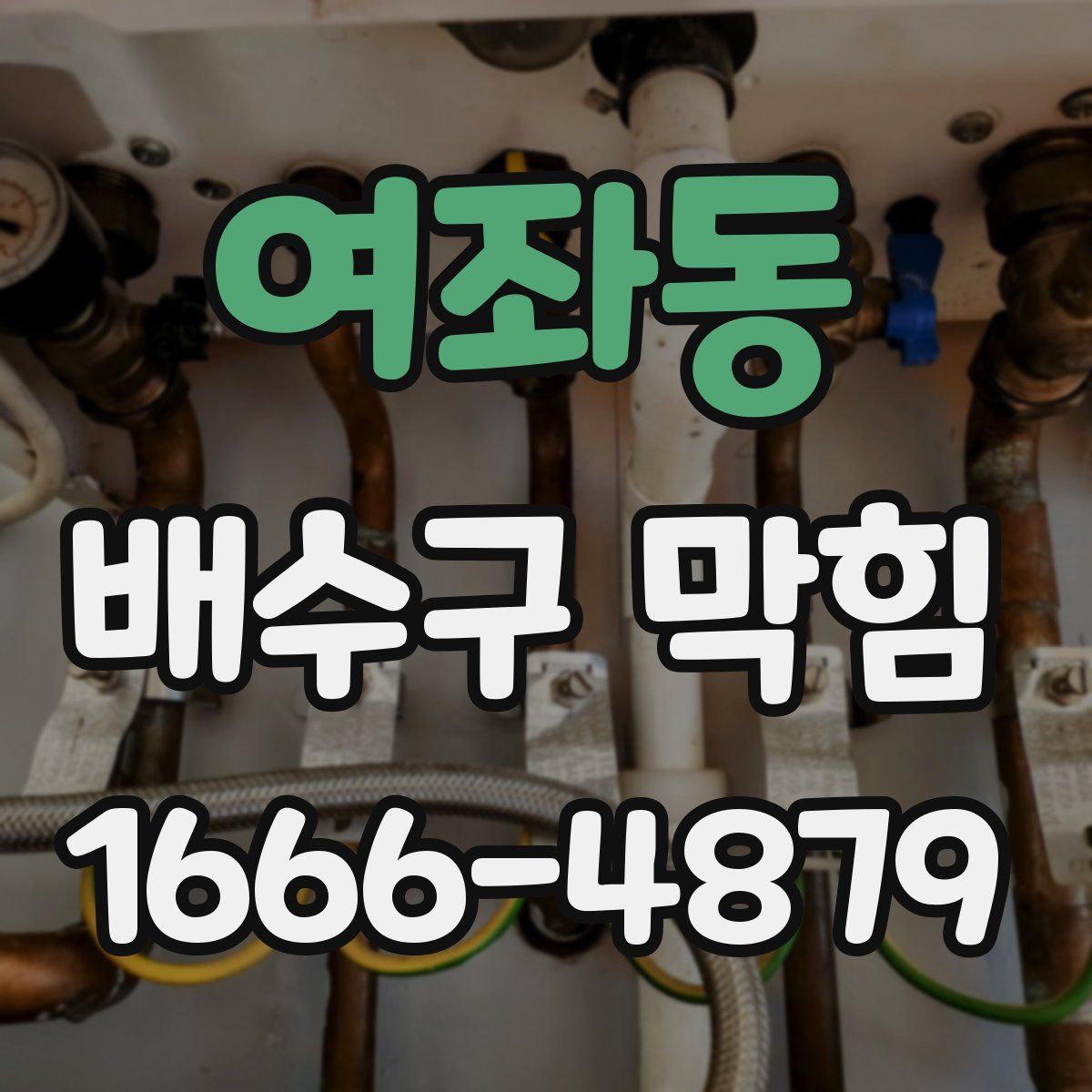 여좌동 배수구 막힘