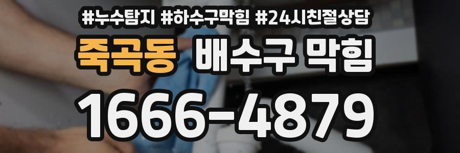 죽곡동 배수구 막힘