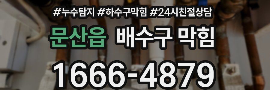 문산읍 배수구 막힘