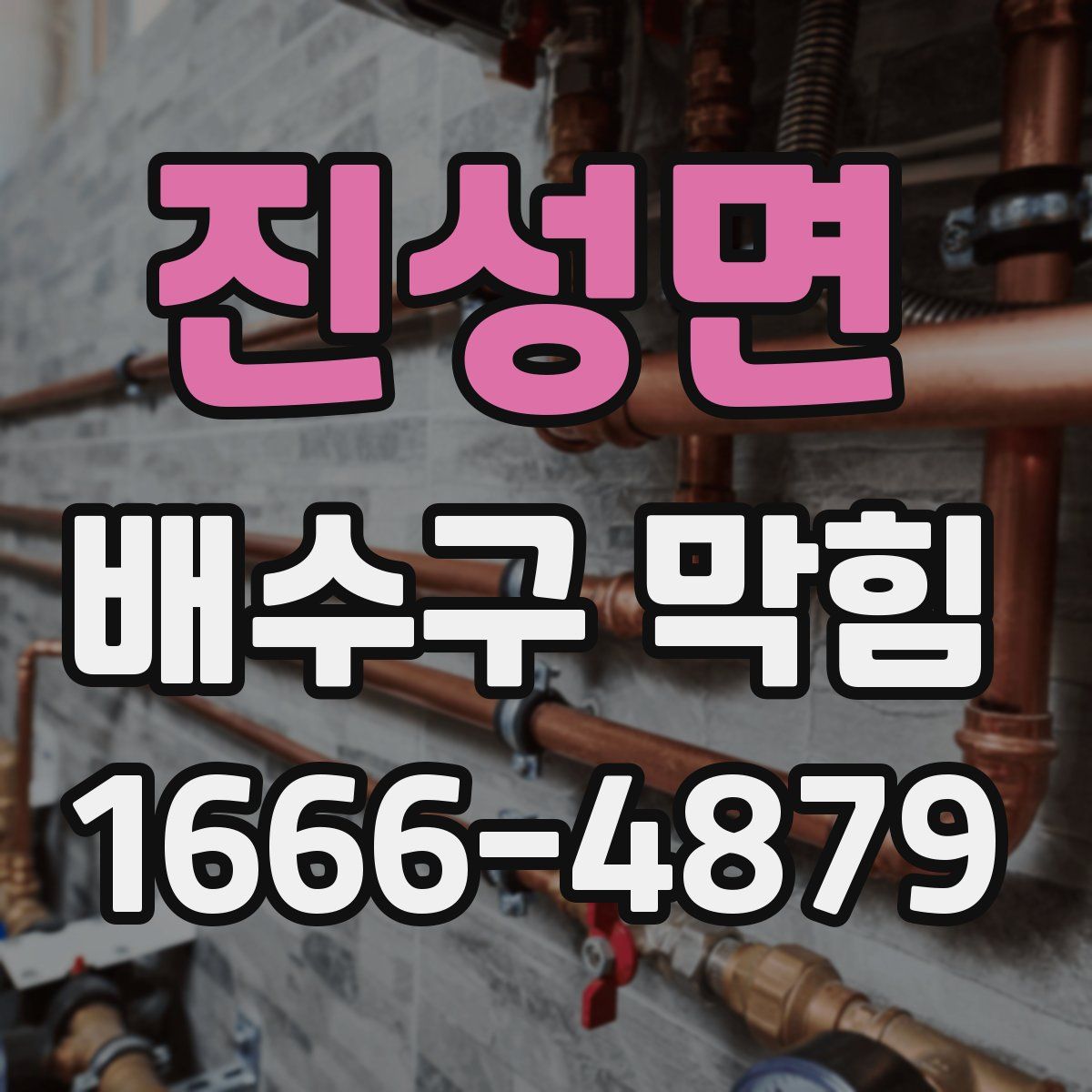 진성면 배수구 막힘