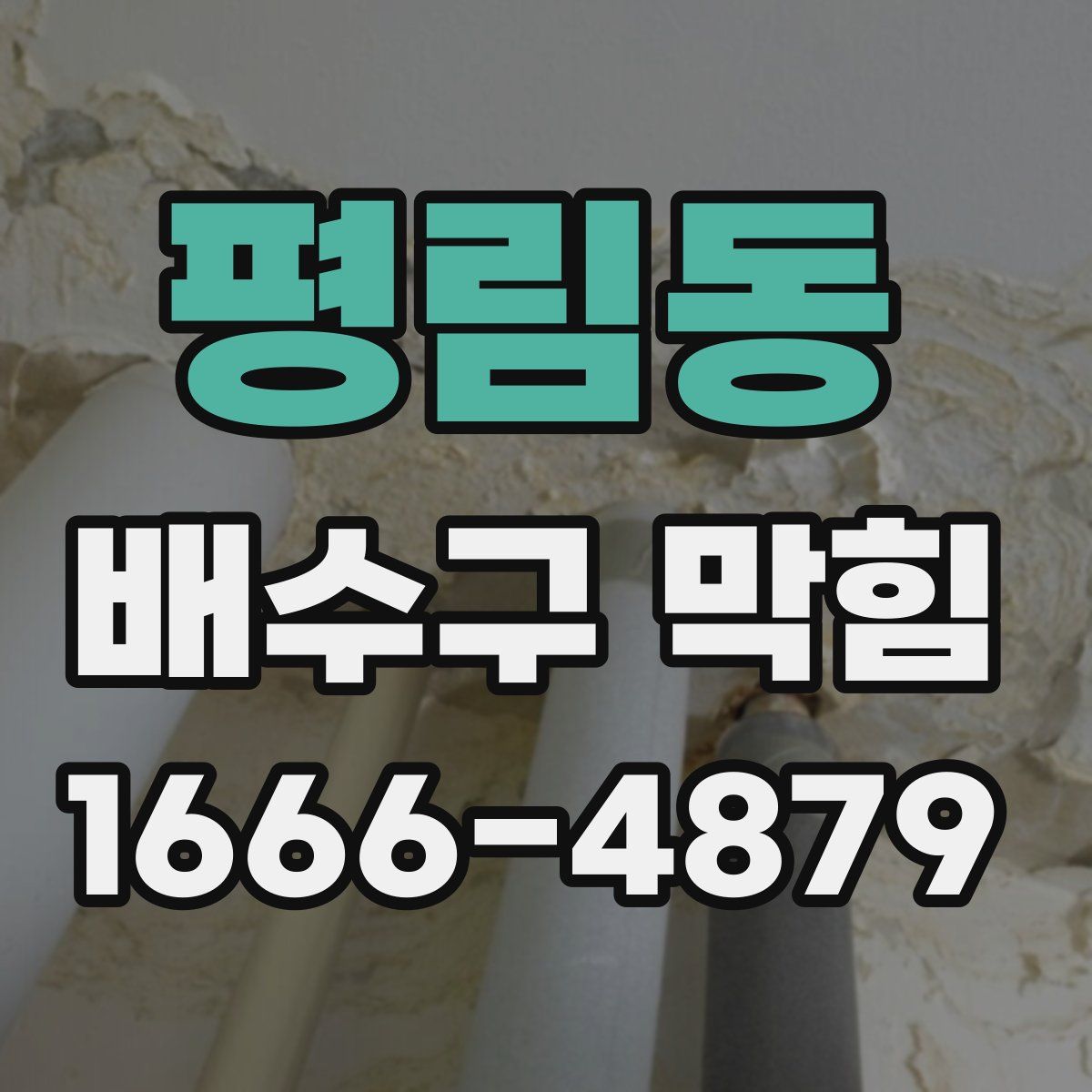 평림동 배수구 막힘