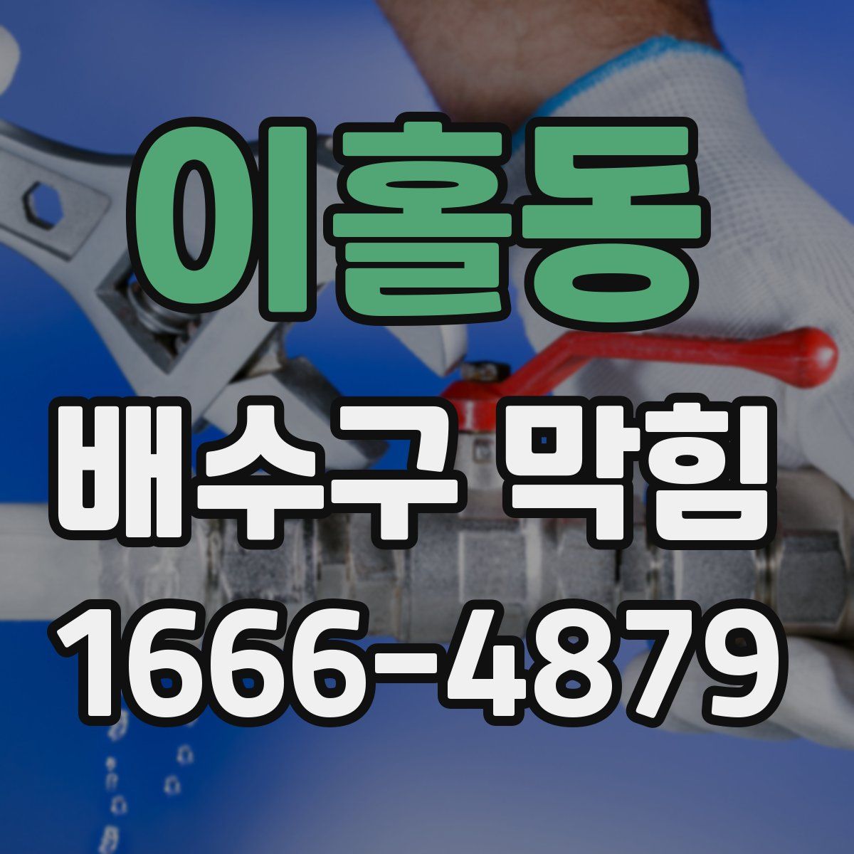 이홀동 배수구 막힘