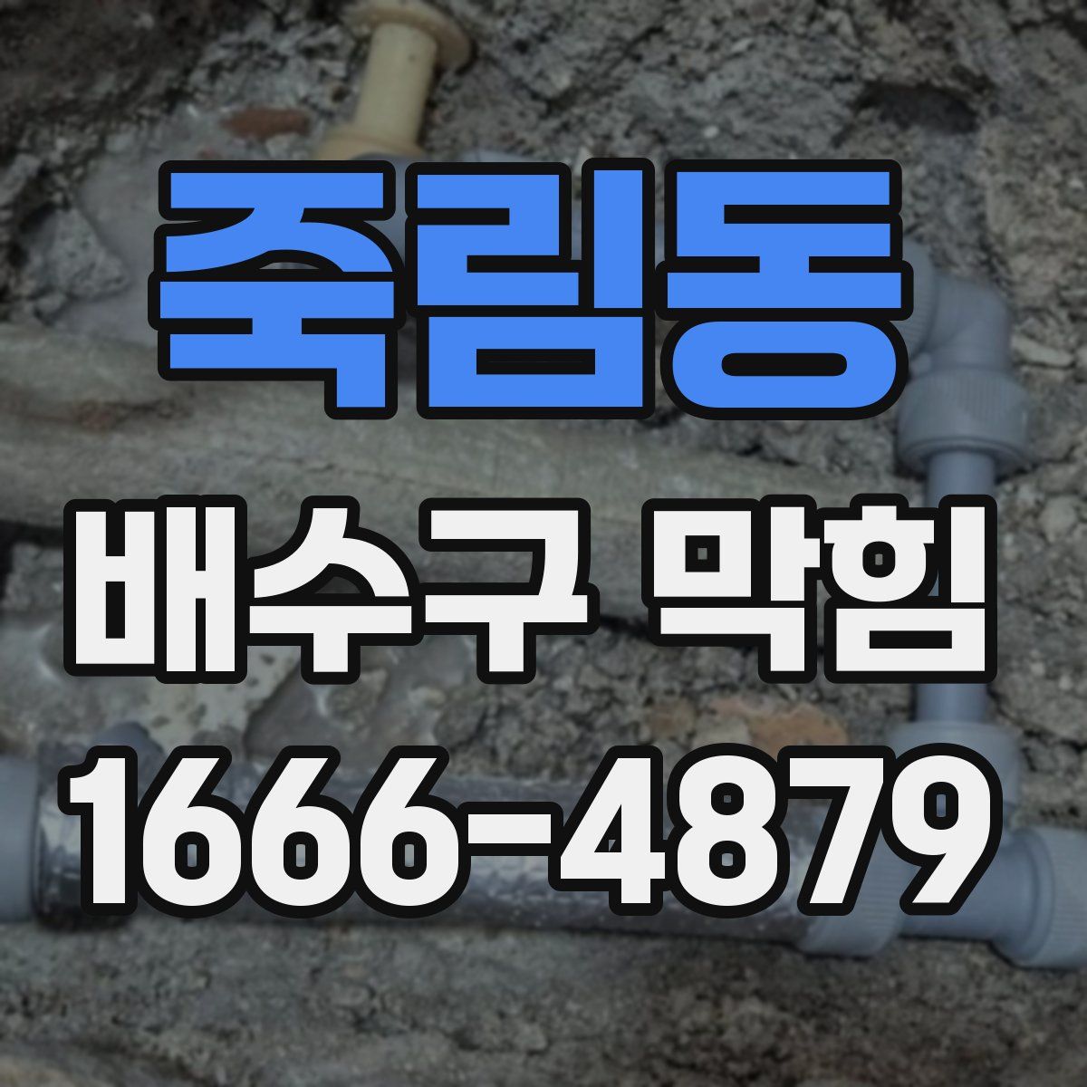 죽림동 배수구 막힘