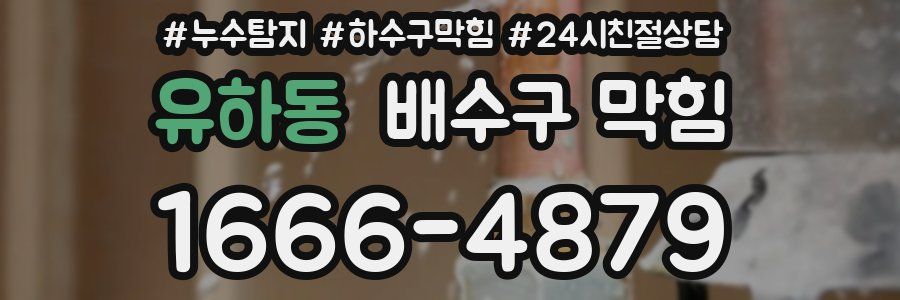 유하동 배수구 막힘