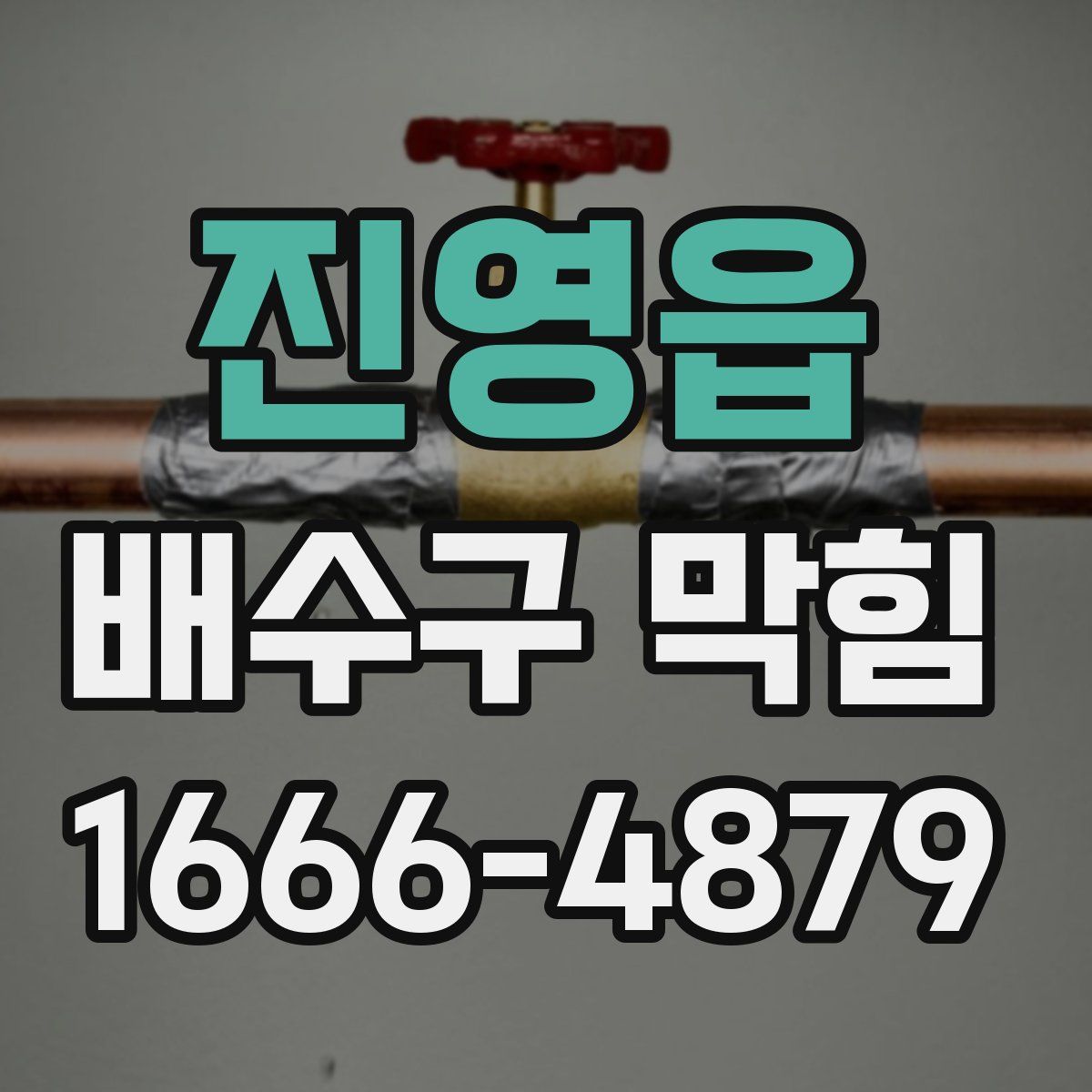 진영읍 배수구 막힘
