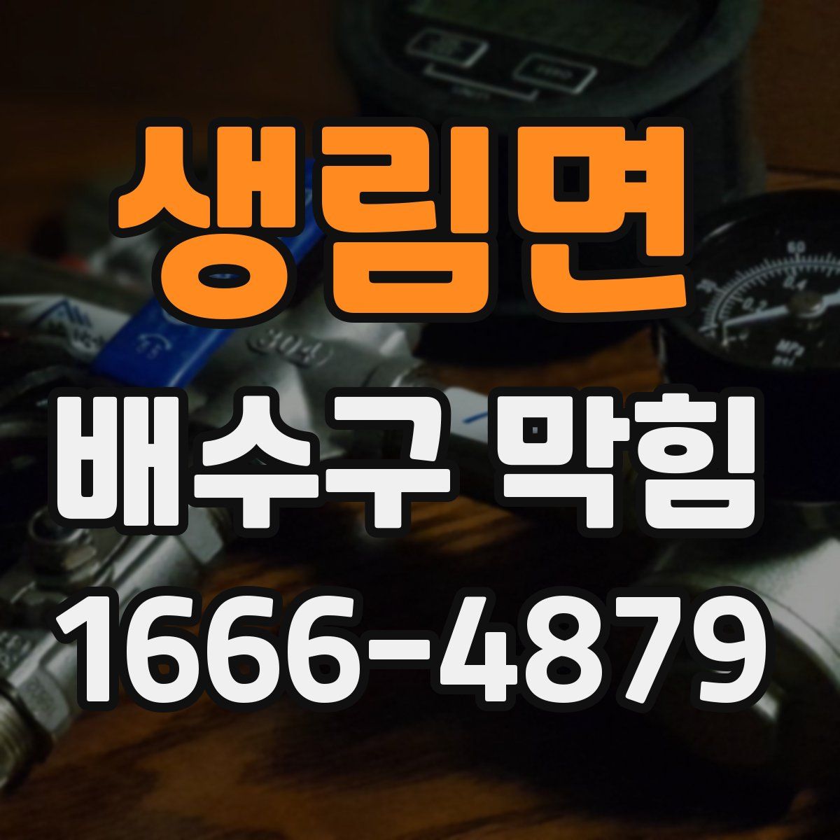 생림면 배수구 막힘