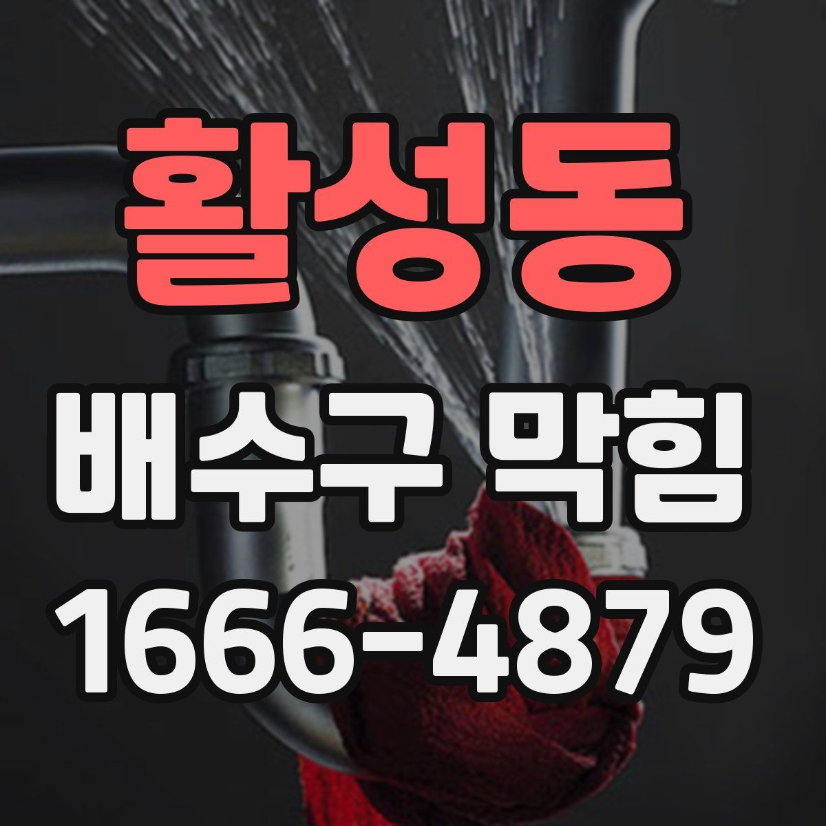 활성동 배수구 막힘