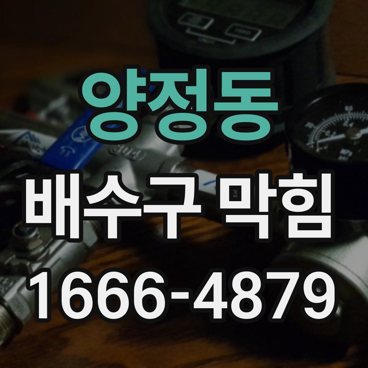 양정동 배수구 막힘