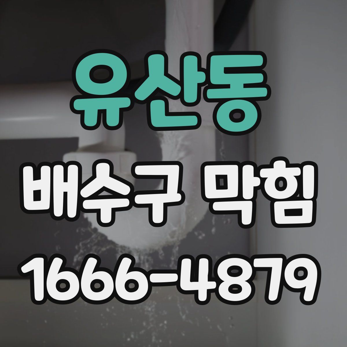 유산동 배수구 막힘