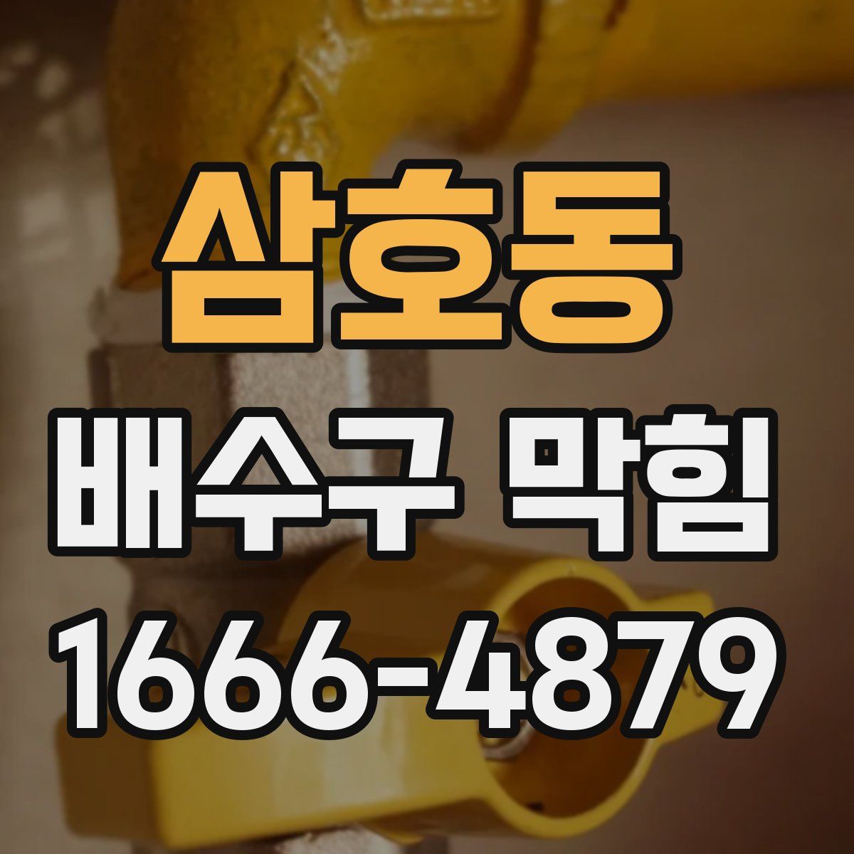 삼호동 배수구 막힘