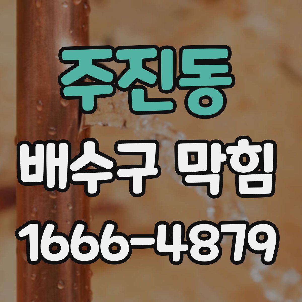 주진동 배수구 막힘