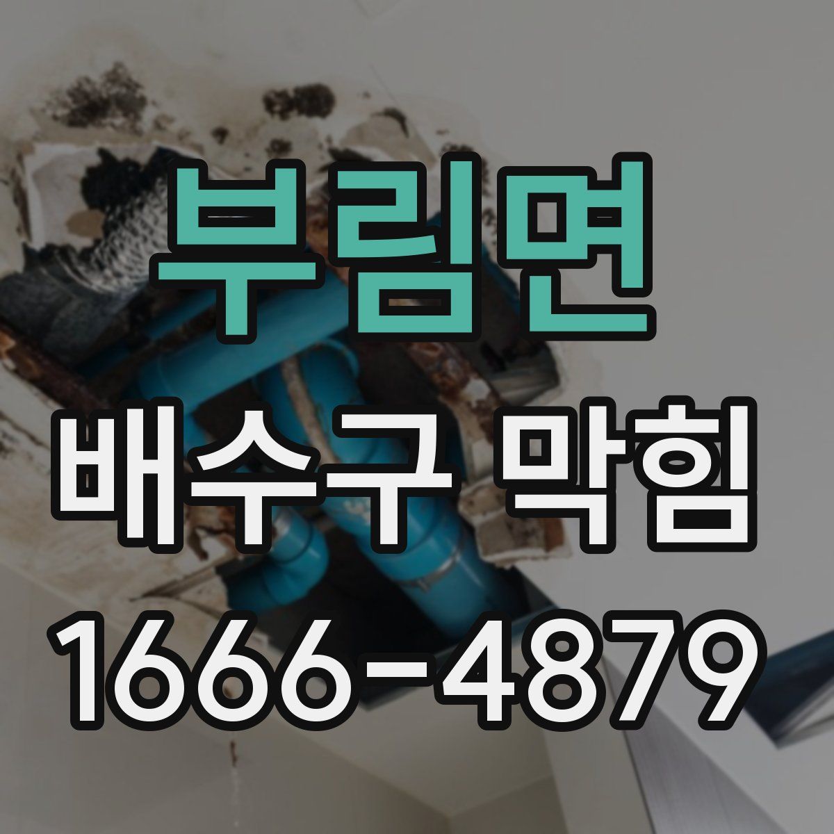 부림면 배수구 막힘