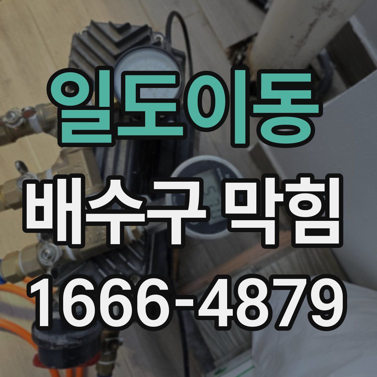 일도이동 배수구 막힘