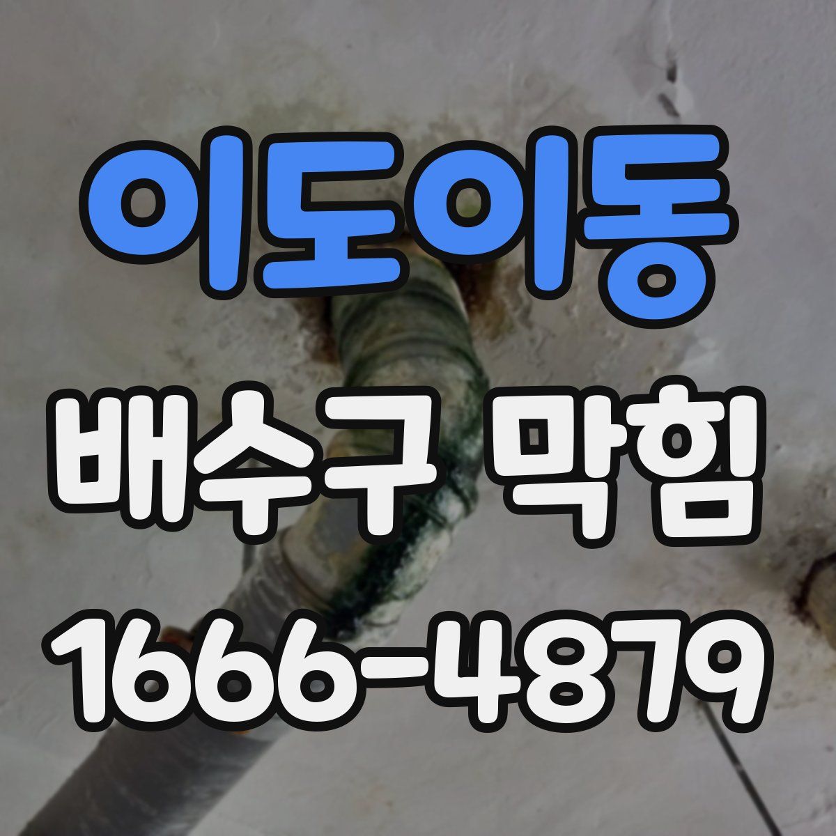 이도이동 배수구 막힘