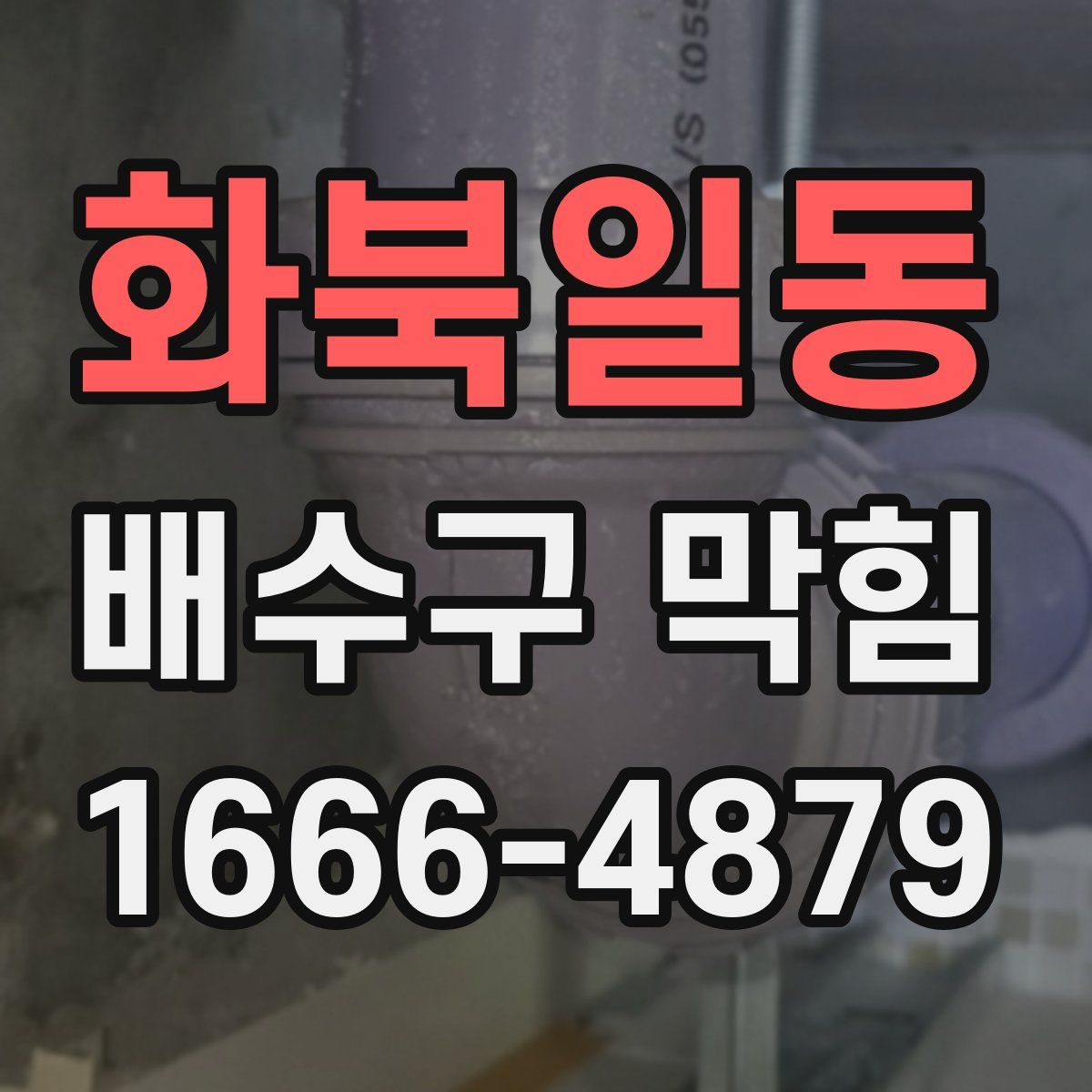 화북일동 배수구 막힘