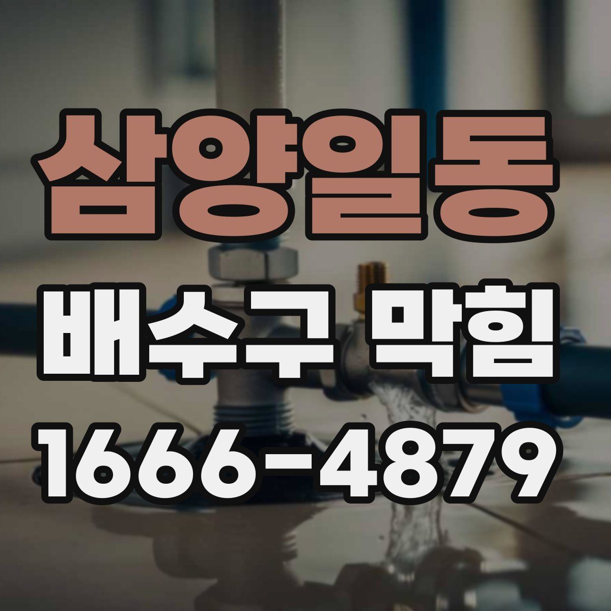 삼양일동 배수구 막힘