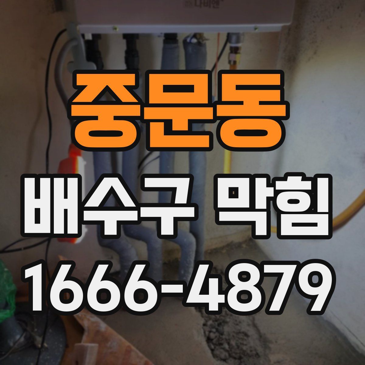 중문동 배수구 막힘